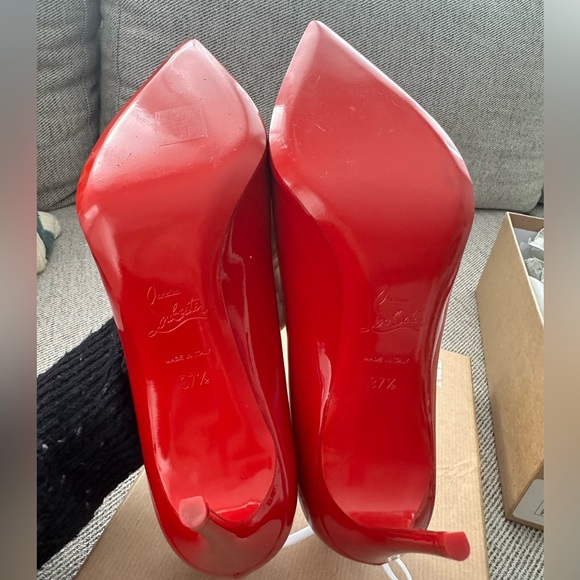 Christian Louboutin Kate 85 Patent red *New* 37.5 size - Picture 6 of 11
